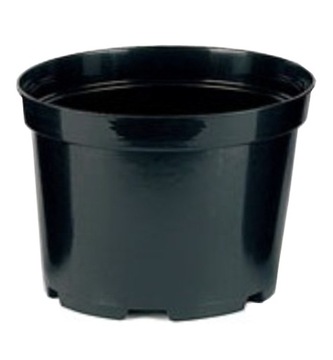 DONICZKA PRODUKCYJNA 10 L 10L FI 29 CM CZARNA OKRĄGŁA