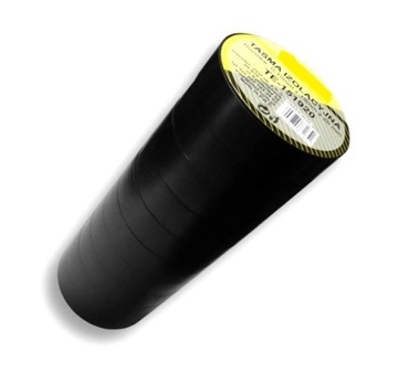TAŚMA IZOLACYJNA CZARNA 19mm x 10m IZOLACJA 2 szt.