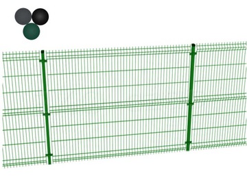 Kompletne ogrodzenie panelowe 153cm kolor drut 4mm