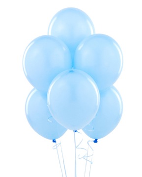 Balony Pastelowe BŁĘKITNE Niebieskie Ślub Wesele Urodziny 12 cali 100szt.