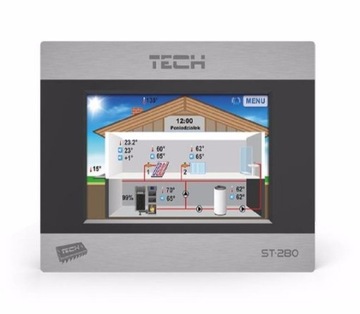 Tech ST280 regulator pokojowy z komunikacją RS 127