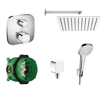 фото ориг. №12, Ecostat e shower mixer thermostatic element external 155 x 155 m