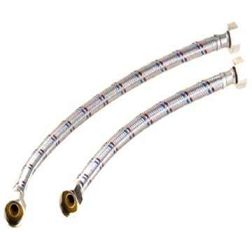 Wężyk w oplocie stalowym 60cm 3/8x3/8 WW wąż elastyczny we042