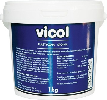 Klej do drewna STOLARSKI VICOL 1KG