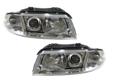 Reflektory przód lampy H7 Audi A4 B5 1999-2001 Lewa + Prawa 2 szt. TYC