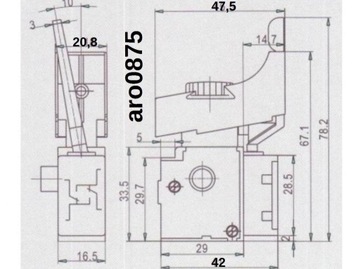 Выключатель FA2-6/1BEK Einhell Eurotec