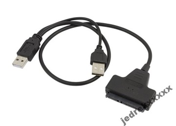 KABEL ADAPTER DYSKU SSD HDD SATA - USB 2.0