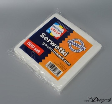 SERWETKI GASTRONOMICZNE 15X15CM 500 SZTUK