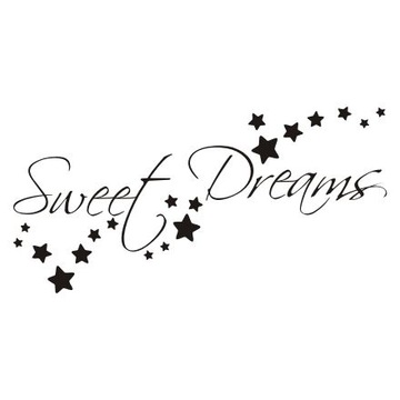 Napis na ścianę nad łóżko - Sweet Dreams - 259