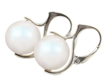 ARSYLION kolczyki z Swarovski Elements Pearlescent