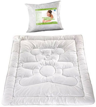 ZESTAW KOŁDRA 120x150 + PODUSZKA 40X60 MEDICAL 95°