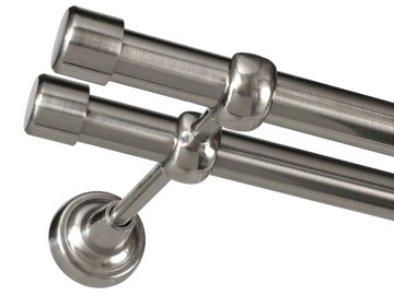 KARNISZE MODERN KARNISZ METAL PODWÓJNY 19+19 / 400