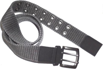 Super PASEk parciany dwurzędowy 2 kolory - 105 cm