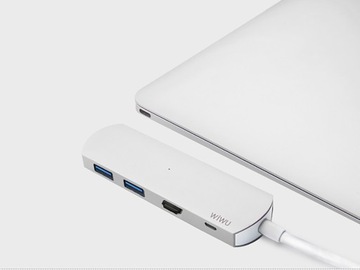 АДАПТЕР-ХАБ USB-C TYPE-C USB HDMI 4K — MACBOOK PRO