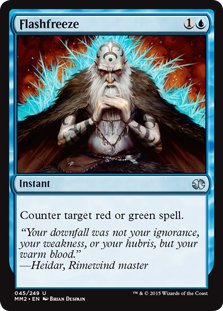 MTG 2x Flashfreeze (Uncommon)