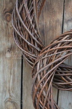 КРУПНАЯ ПЛЕТЕНАЯ ГИРЛЯНДА ДИАМЕТР 25 СМ