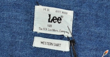 LEE koszula meska JEANS l/s WESTERN SHIRT M r38