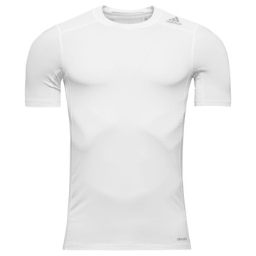 Koszulka TERMOAKTYWNA ADIDAS rękaw biała JR r -128