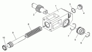 Уплотнение управляющего поршня WACKER DPU 0049006