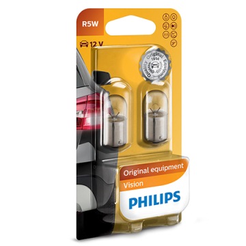 Лампы Philips R5W Vision +30% больше света