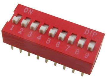 Przełącznik DIP switch x9 (18 pin) /2599