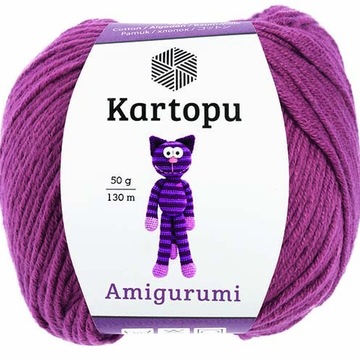 Włóczka AMIGURUMI Kartopu kolor K 1749 FIOLETOWY