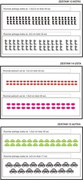 НАКЛЕЙКИ НА ВЕЛОСИПЕД ЦВЕТЫ ЗВЕЗДЫ БАССЕЙН набор