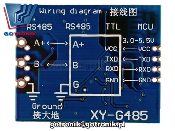 Интерфейсный модуль RS485-TTL UART с изоляцией BTE-366