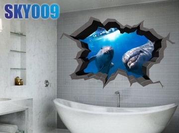 Наклейки на потолок или стену 3D SKY SKY 100х70см