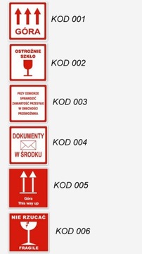 ETYKIETY NAKLEJKI NALEPKI z nadrukiem standardowym