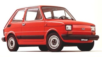 FIAT 126p - КОМПЛЕКТ ЖЕЛОБОЧНЫХ ПЛАНКОВ НА КРЫШЕ Л+П