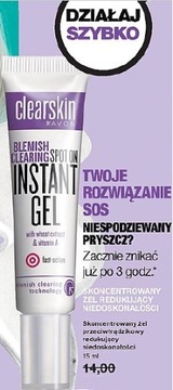 AVON CLEARSKIN ГЕЛЬ против прыщей Прыщи против прыщей для лица