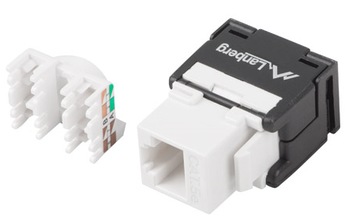 GNIAZDO ZŁACZE KEYSTONE RJ45 LSA UTP KAT 5e 45x45