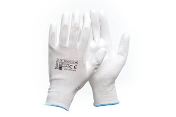 RĘKAWICE ROBOCZE POWLEKANE PU X-TOUCH WHITE r.9