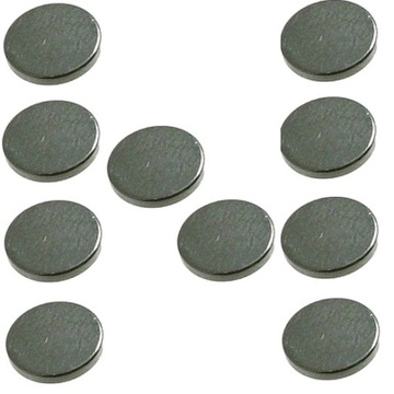 Magnes Neodymowy 10x1,5 mm KRĄŻEK N42 OKRĄGŁY MOCNY 10szt