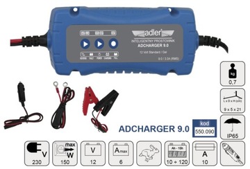 PROSTOWNIK INTELIGENTNY ADCHARGER 9,0 ADLER