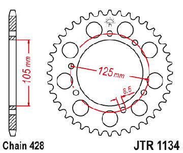 Zestaw napęd-owy Yamaha XT 125 R Japoński DiD !!!