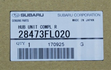 Ступица передняя SUBARU Forester 28473FL020 OEM