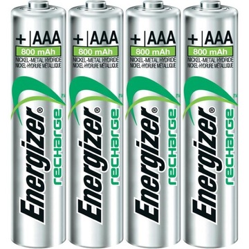 4 аккумулятора ENERGIZER Extreme AAA R03 емкостью 800 мАч