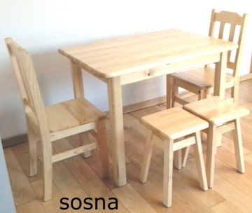 Деревянный стол SOLID KITCHEN TABLE 90x60 GREAT