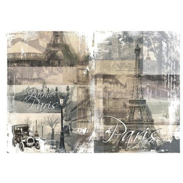 Papier do decoupage KLASYCZNY A4 D0341M - PARIS