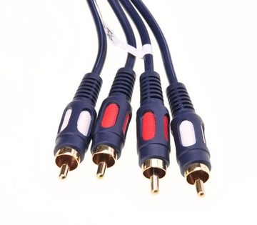 KABEL 2XRCA - 2XRCA CHINCH 2- RCA łezka 5m fv