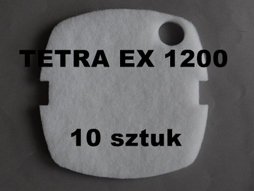 Вставка TETRA EX 1200 FILTER, нетканая вата, 10 шт.!