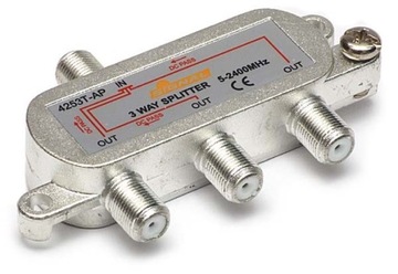 Rozgałęźnik TV SAT na 3 TV Signal spliter