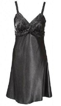 Sukienka damska 36 zdobiona cekinami czarna