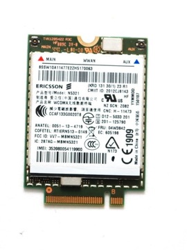 Moduł WWAN Ericsson N5321 Lenovo X250 9654