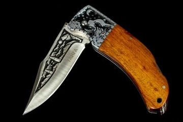 Nóż Myśliwski Turystyczny składany Taiga - NS121