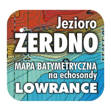 Jezioro Żerdno mapa na echosondy Lowrance Simrad