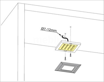 QUATRO RGB 3P LED мебельное освещение для витрин и шкафов