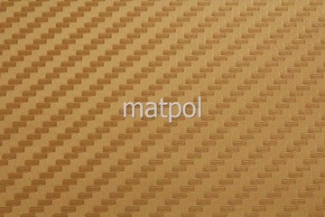 ЗОЛОТАЯ УГЛЕРОДНАЯ ФОЛЬГА CARBON 3D GOLD 50 x 152 см